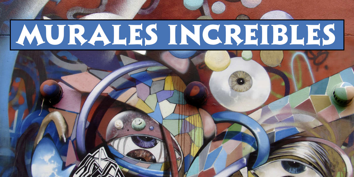 Click image to enlarge and for more information. Murales Increibles