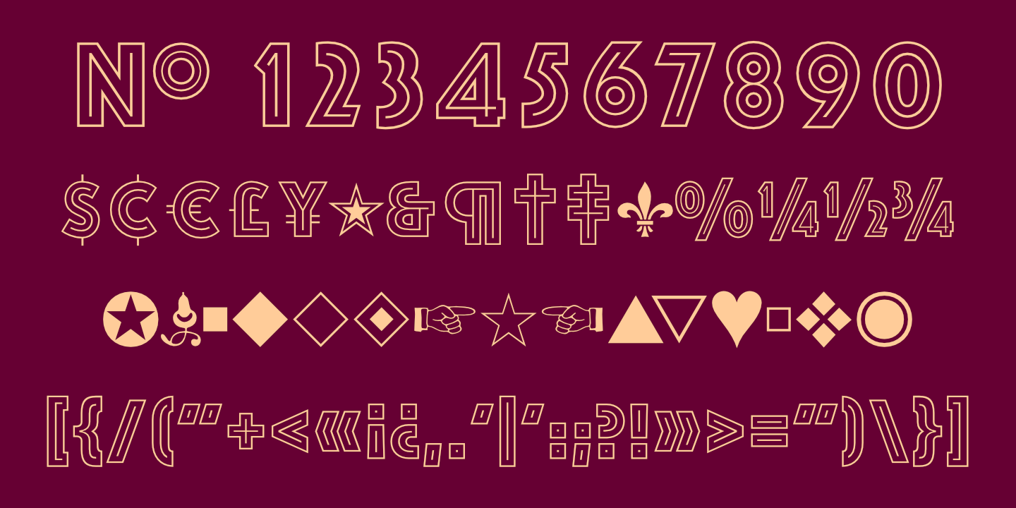 Numerals, Punctuation, etc.