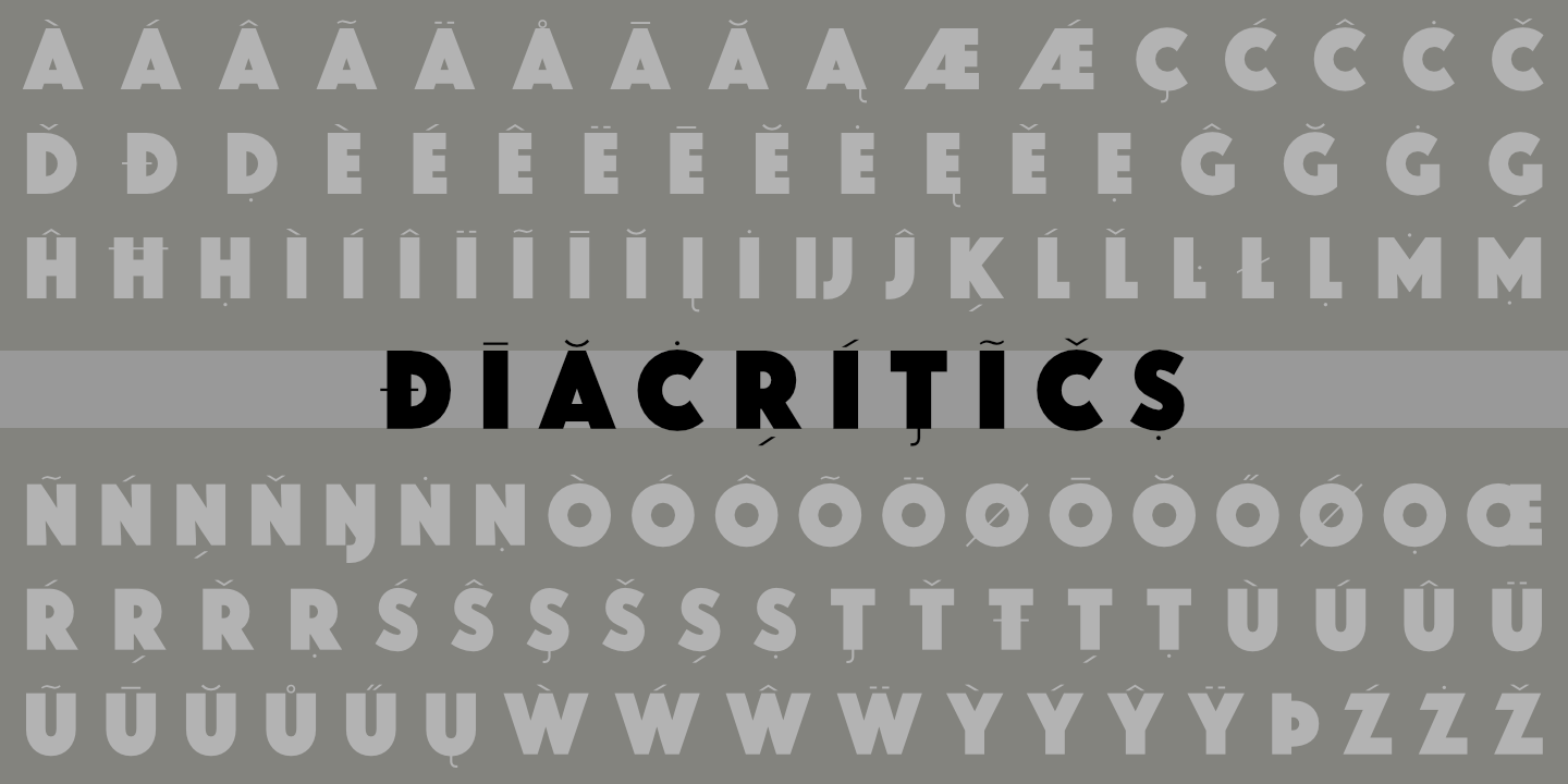 Diacritics