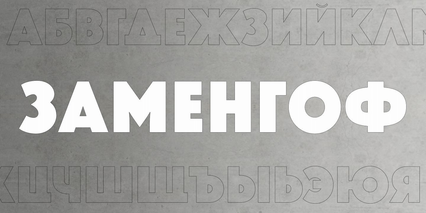 Font poster