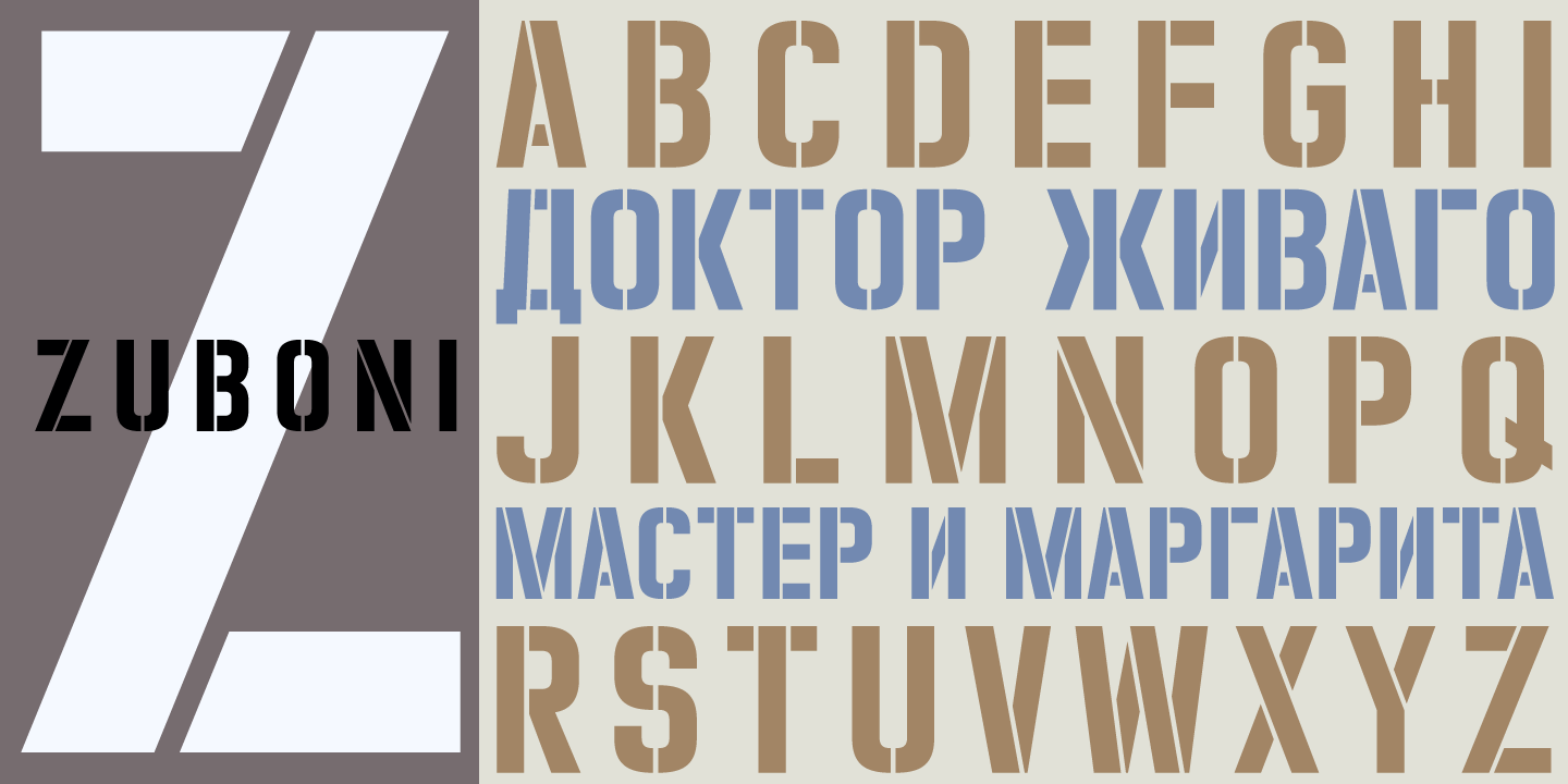 Font poster