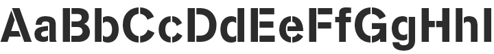 Standard Stencil Bold